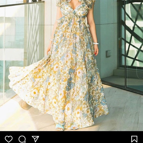 super eight ruffle gown